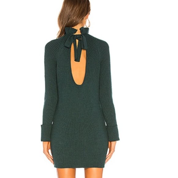 Tularosa Green Sweater Dress - Picture 3 of 6